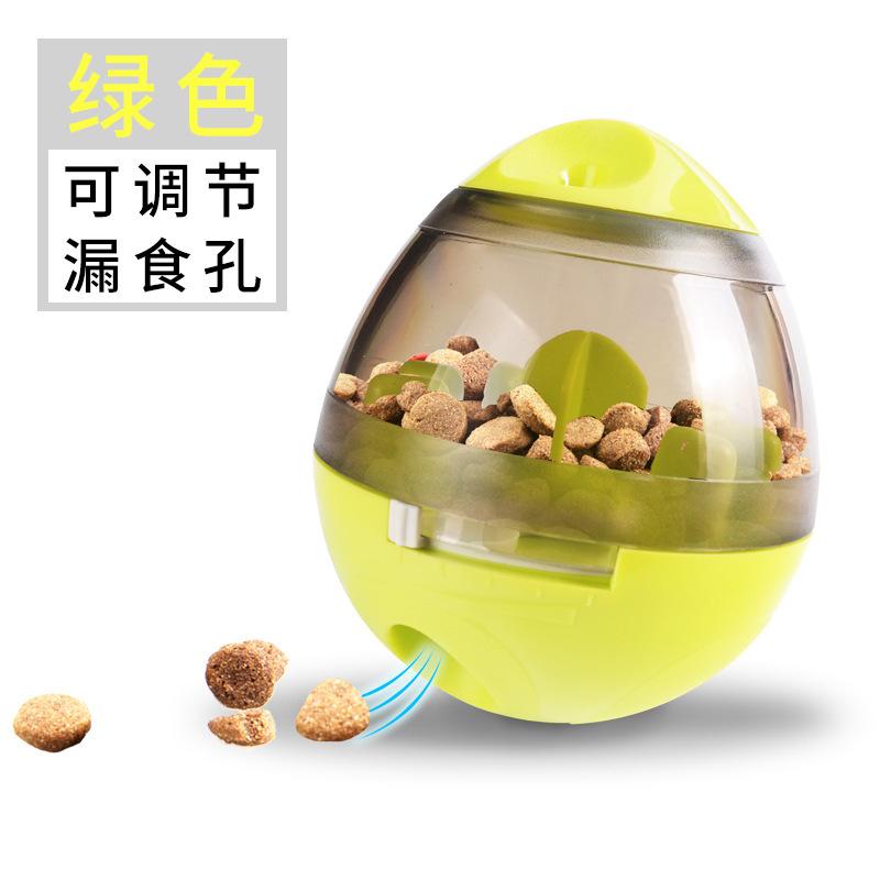 

Interactive Pet Treat Ball Wobble Slow Feeder Toy for Dogs & Cats, Durable Non-Toxic Enrichment Toy for Boredom Relief & IQ Training Treat Dispensing Tumbler зелёный