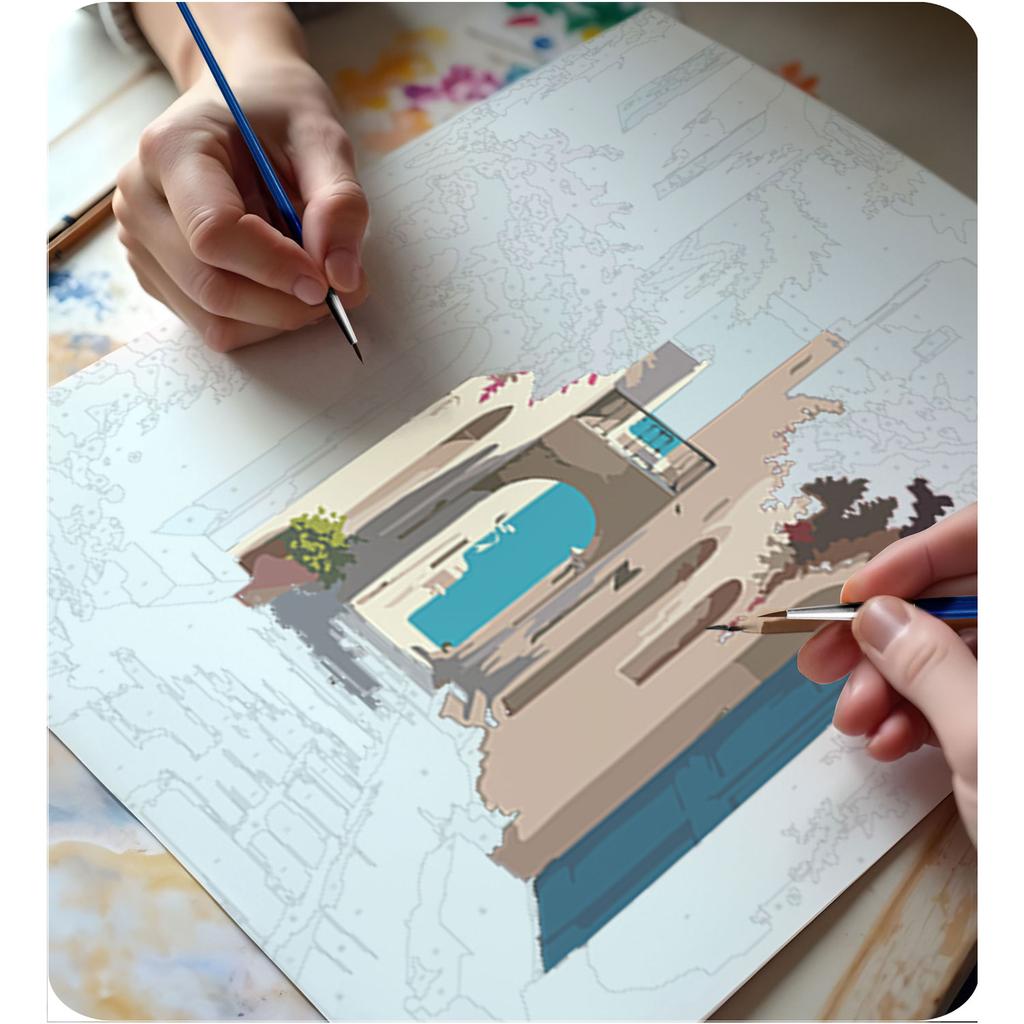 Painting By Numbers Massido Cityscape