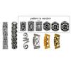 Alloy Dreadlocks Hollow Hair Rings Hair Braid Rings Fashionable Hair Decoration Accessories