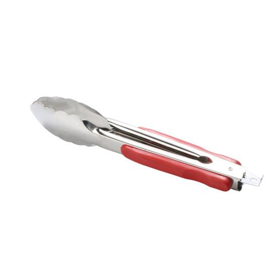 

Stainless Steel Food Tongs with Non-Slip Grip Heavy-Duty Kitchen Clips for BBQ Bread Buffet Heat-Resistant Rust-Proof Dishwasher Safe Essential S