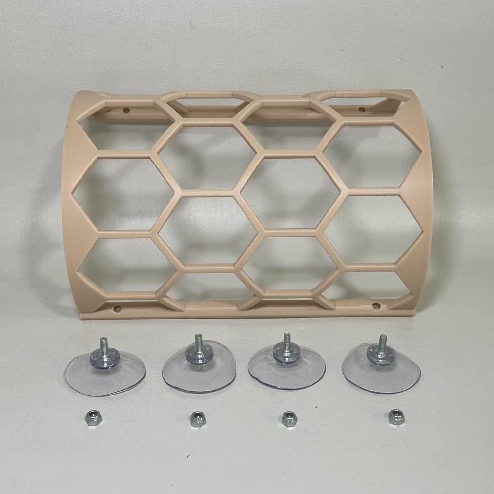 Plastic Reptile Climbing Shelf Honeycomb Design Lizard Toy Tunnel Reptile Hiding Cave Vivarium