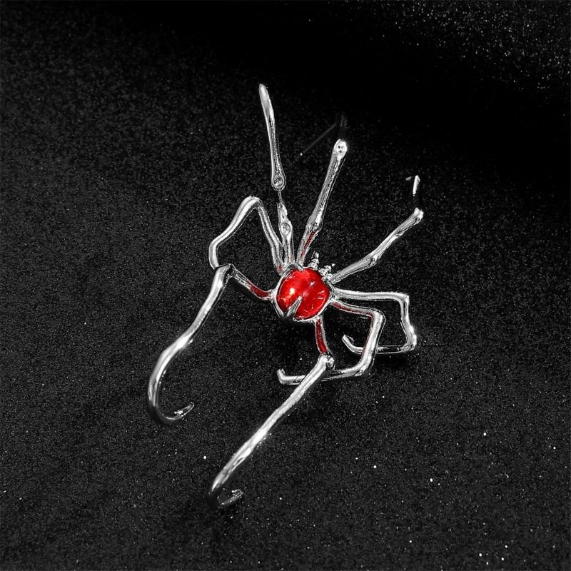 Unique Spiders Ear Cuff Not Piercing Earrings Fashionable Ear Clip Halloween Jewelry Suitable for Various Styles
