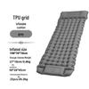 Inflatable TPU Camping Pad with Foot-Pump and Connectable Design for Hiking and Mountaineering