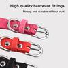 Reflective Rhinestone Small Dog Collar Sturdy Shiny Adjustable Cat Collar Set Soft Breathe Pet Harness Set