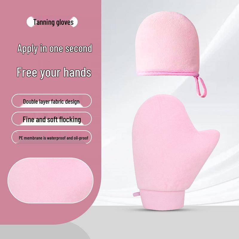 

Лосьон для тела «Все в одном», перчатки и массажер для масла для загара: Незаменимый инструмент для нанесения крема и масла Small Finger Cot розовый