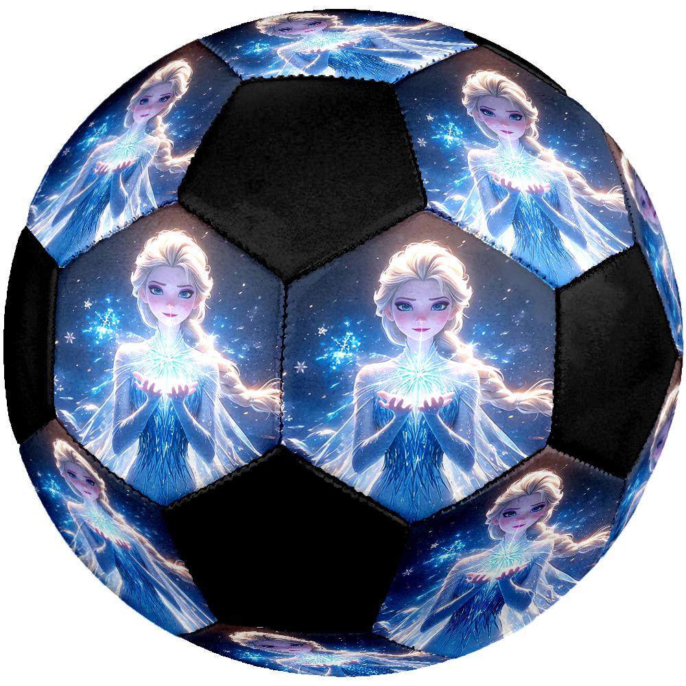 Elsa Theme Size 5 Soccer Ball, Suitable for Both Indoor and Outdoor Matches, a Gift Suitable for Everyone.