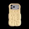 Cartoon Bear Bread Embossed Phone Case for iPhone 12/13/14, Compatible with Apple 15-17 PROMAX