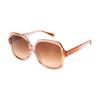 Coach Brand Logo Acetate Frame Square Sunglasses Unisex Couple Style Transparent Color