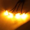 5PCS Smoked Lens Amber 12LED Front Grille Running Lights For Ford F150 F250 F350