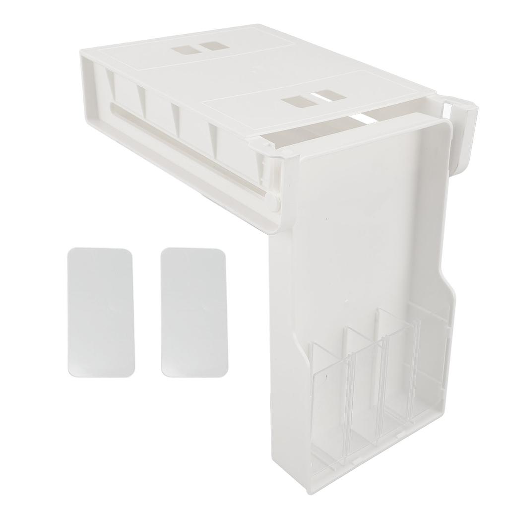 Under Desk Drawer Organizer Pull Out Desktop Hidden Pen Holder for Pencil Stationery Office Home