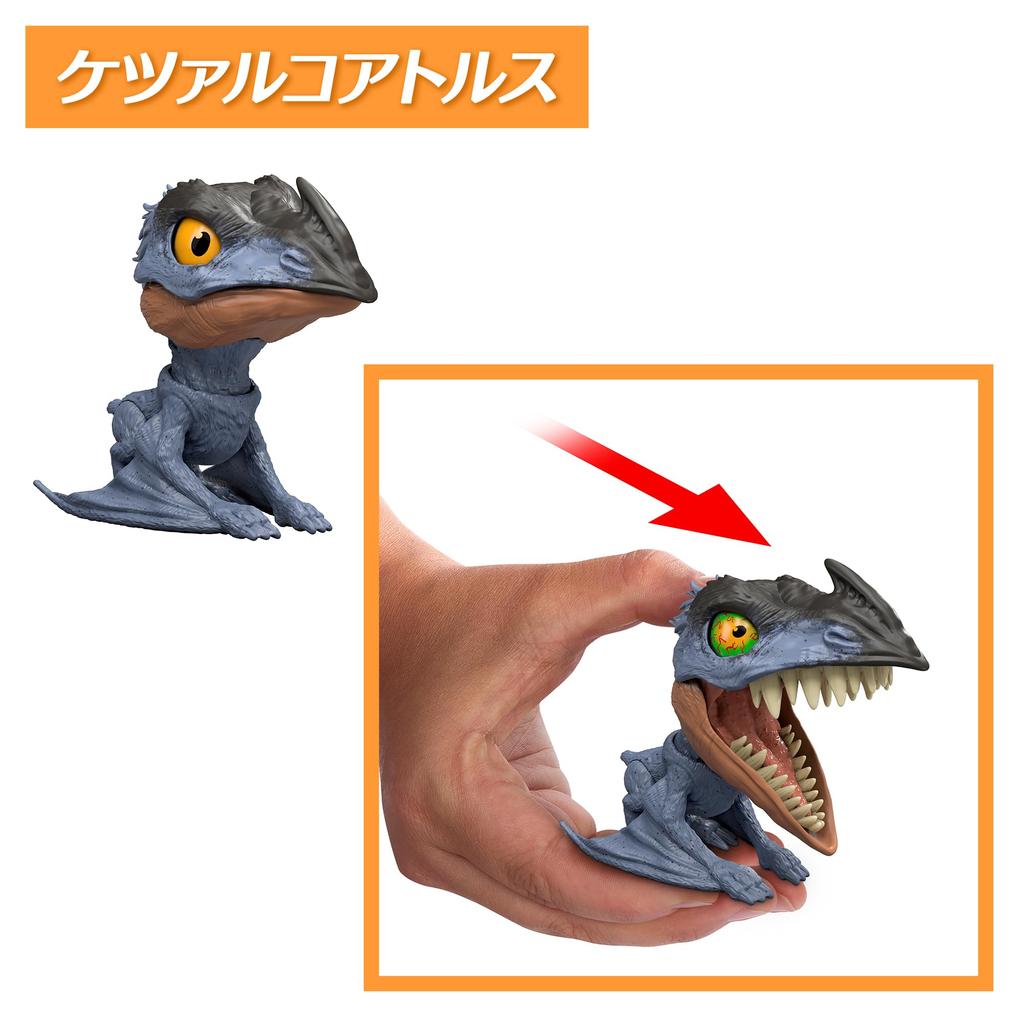 Mattel Jurassic World Chewy Dinosaur Collection D Kids 4 Mini Box Ages 4 and Assortment, Figures, Figures, Set, Up, Multi-Purpose, 986D-JDC39