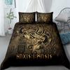Ethnic Celtic Helm of Awe Bedding Set EU Single Double King US Twin Full Queen King Bed Linen Set