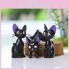 Kiki Delivery Service Jiji Cartoon Black Cat Model For Diy Garden Decor Gift For Friends And Family