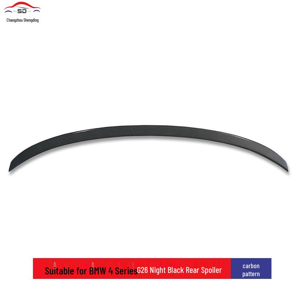 BMW 4 Series G26 (2020-2025) Black Night Rear Spoiler - Non-destructive Installation.