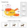 Yellow Duck-Shaped Interactive Cat Treat Dispenser Durable Plastic Training dogToy Puzzle Slow Feeder Dog Entertainment Toy