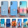 Sailing Boat Case For Samsung S10,Plus,S9,S22,S25,Ultra,S24,S21,S20,S23,FE,Lite,Soft Silicone Black