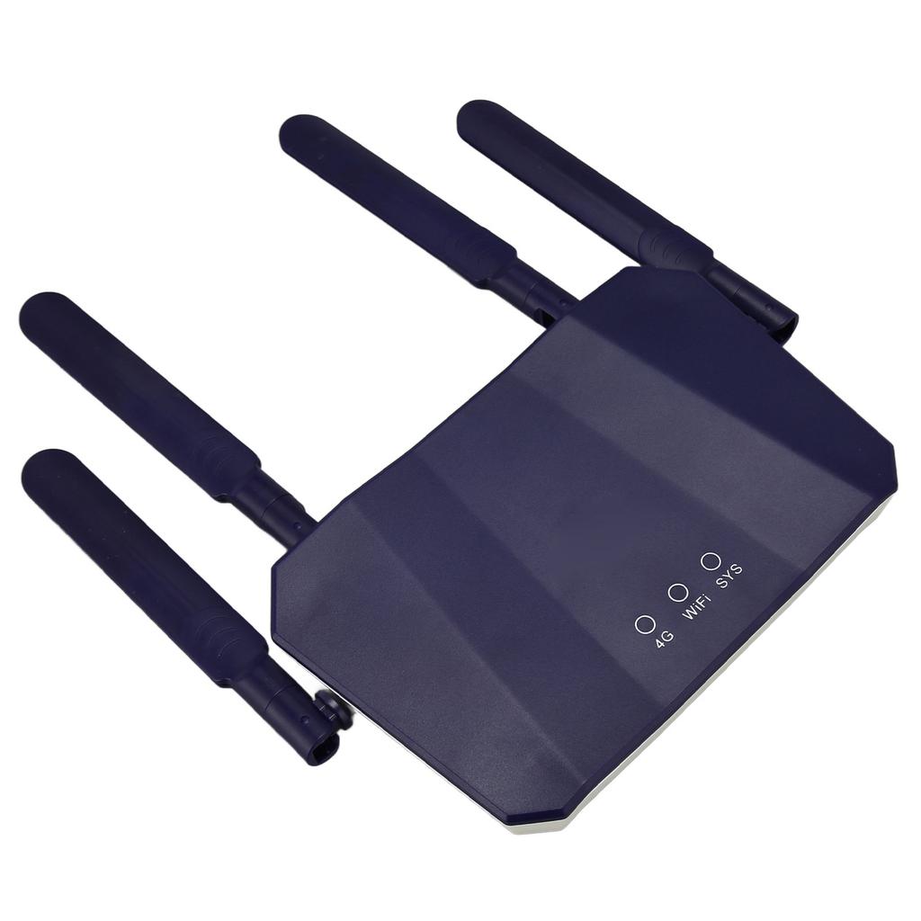 4G LTE Wireless Router Professional High Speed 300Mbps Mobile WiFi Hotspot with SIM Card Slot for Home Office 100‑240V