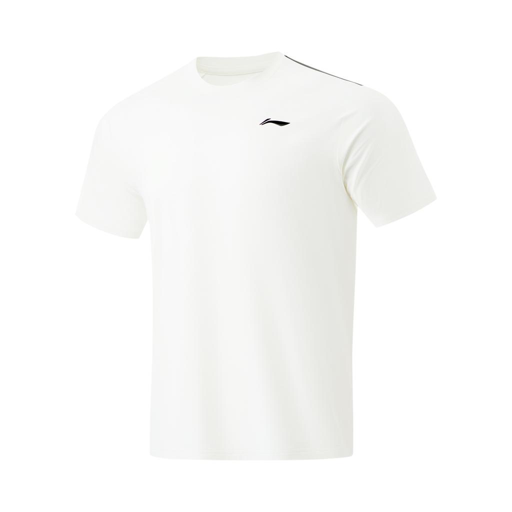 Li-Ning Ice Feel Moisture Wicking Short Sleeve T-Shirt Men Tops Off-White ATSU515-2