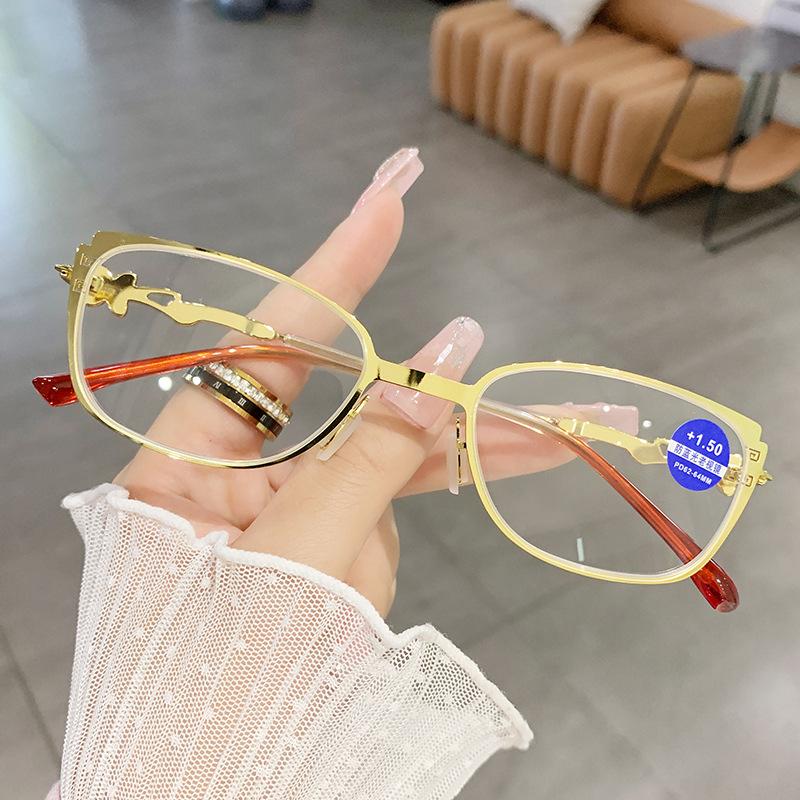 8334 New Reading Glasses Anti-Blue Fashion Men'S And Women'S Full Frame Glasses 2023 The Elderly Far-Sighted Glasses Presbyopia