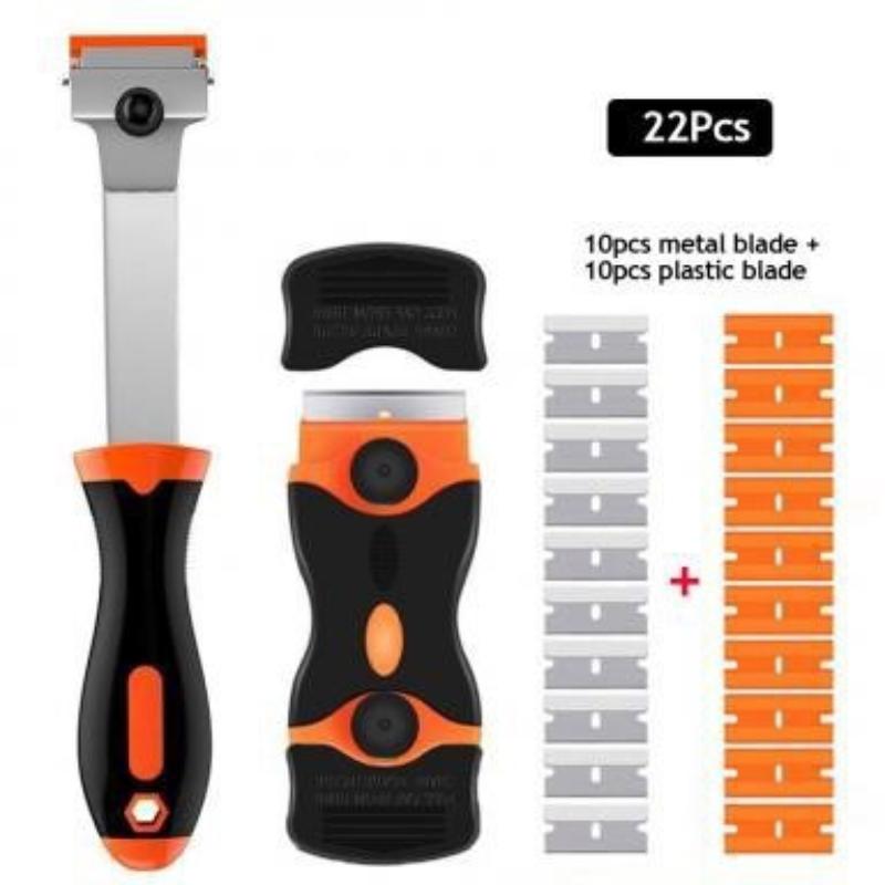 3D Printer Scraper Tool Kit Adjustable Angled Metal Scraper Scratch Free for Various 3D Printer Heat Bed Use оранжевый