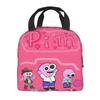 Insulated Lunch Box Smiling Friends Pim And Charlie Merch Food Box Causal Cooler Thermal Bento Box For School