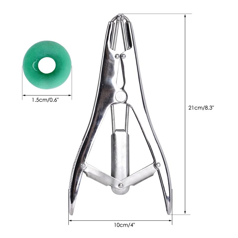 Sheep Broken Tail Castration Forceps Expansion Clamp Elasticity Rubber Castration Rings Farm Animal Bloodless Broken Tail Plier