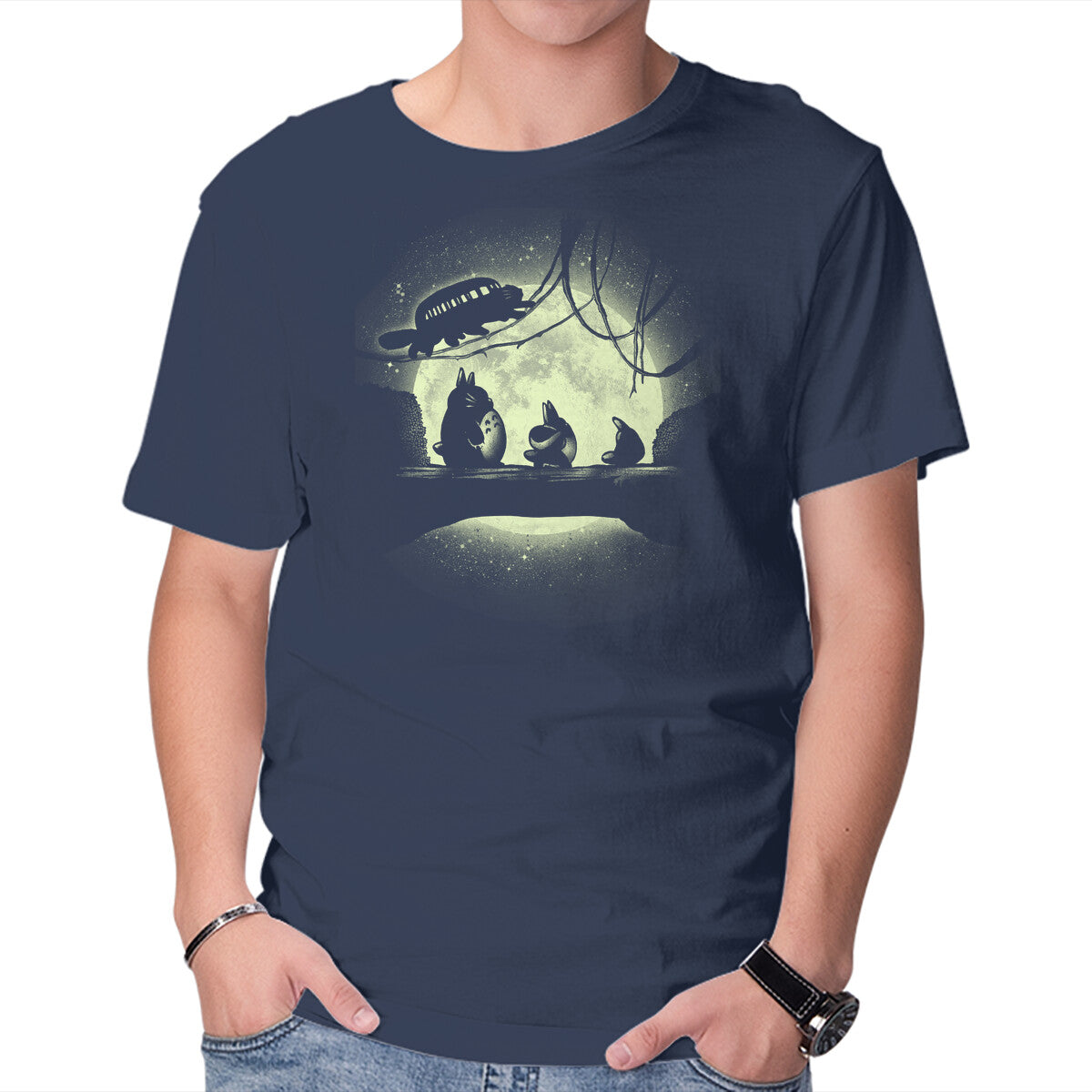 Unisex Crew Neck T-Shirt Forest Keepers Graphic Short Sleeve Casual Tee XXL