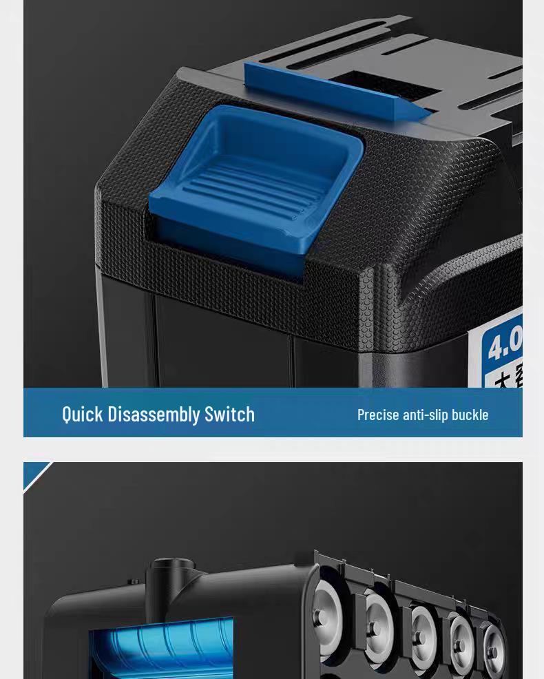 Hyundai Makita 21V Large-Capacity Lithium Battery for Power Tools - Fits Electric Drills & Angle Grinders