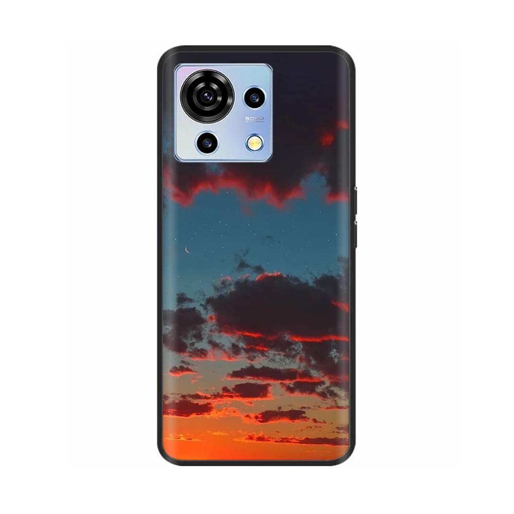 Custodia per ZTE Blade V50 Vita in Silicone Liquido Protezione Completa Copri Telefono per ZTE Blade V50 Vita V50Vita Nuovo Design Retro Morbido