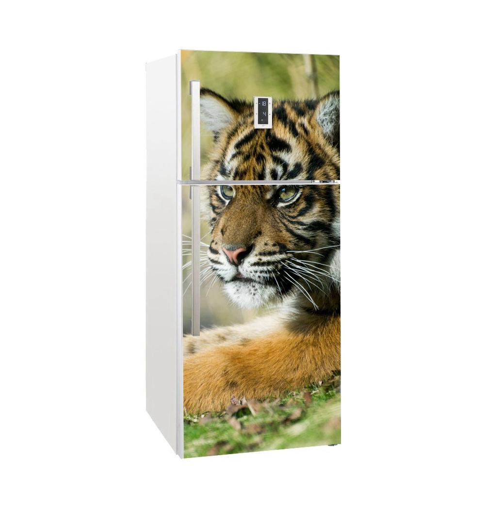 

39 стилей, красивые пейзажные наклейки на холодильник, крышка холодильника, дверная виниловая самоклеящаяся наклейка для декора кухонной мебели, наклейка для морозильной камеры, сделай сам 60x150cm