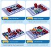 Kids' Electronic Circuit Puzzle Set: 100-Piece Educational Building Blocks for Kindergarten