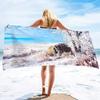 Extra Large Beach Towels Winter Trees Microfiber Beach Towels Summer Quick Dry Absorbent Sand Resistant Swim Pool Towel Blanket