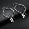 Kleines Kurzhantel Armband für Herren, Einfaches und Einzigartiges Armband, Armband für Studentenpaare