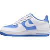 Air Force 1 Anti Slip Wear Resistant Low Top Kids' Skateboarding Shoes White Blue Sneakers HV0936-100