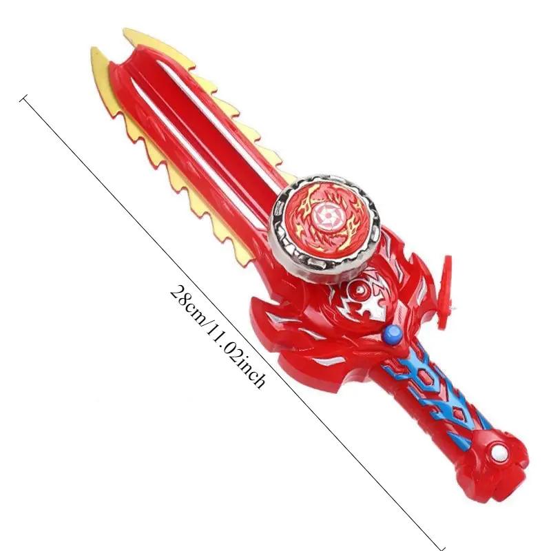 Nuovo Giocattolo Giroscopio a Forma di Spada Lanciatore di Spade Trottola Gioco Interattivo Multigiocatore Battaglia Giroscopio Giocattolo per Ragazzo