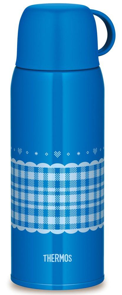 Thermos Vacuum Insulated 2-Way Bottle, 830ml/800ml, Check Blue, FHO-800WF CHBL