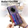 For Realme 14 Pro 5G Retro PU Leather Back Cover with Card Holder and Wristband Kickstand