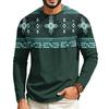 Men's Round Neck Raglan Long Sleeve Casual T-Shirt