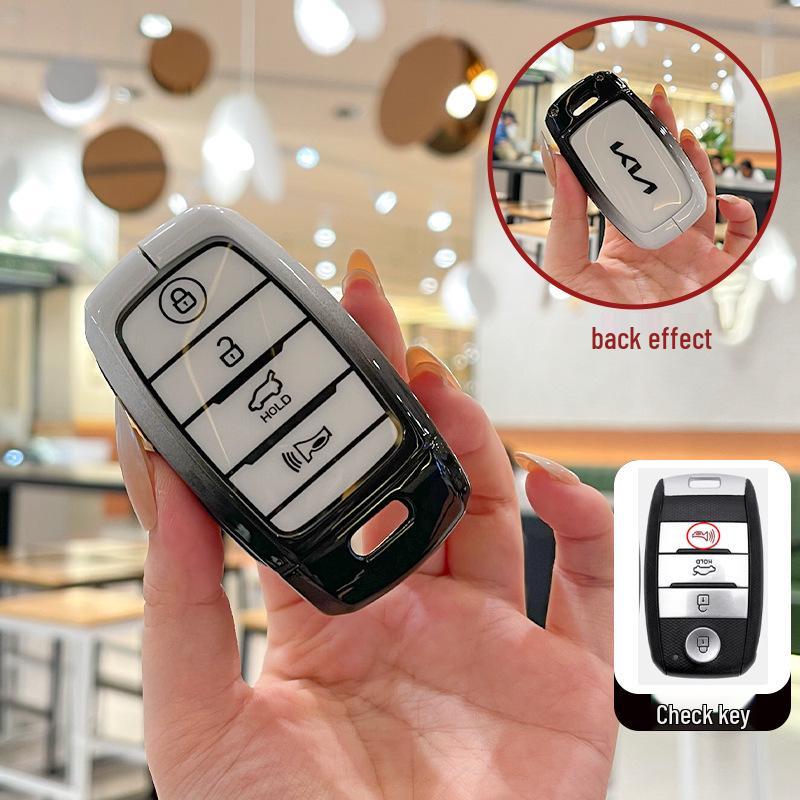 Kia Huanchi KX3/K4/KX5/KX7 2023 Intelligente Metall-Autoschlüsselhülle
