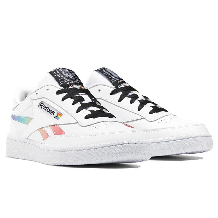 Reebok Club C Revenge Pride Unisex Sneakers White Footwear-White Core-Black FY7514