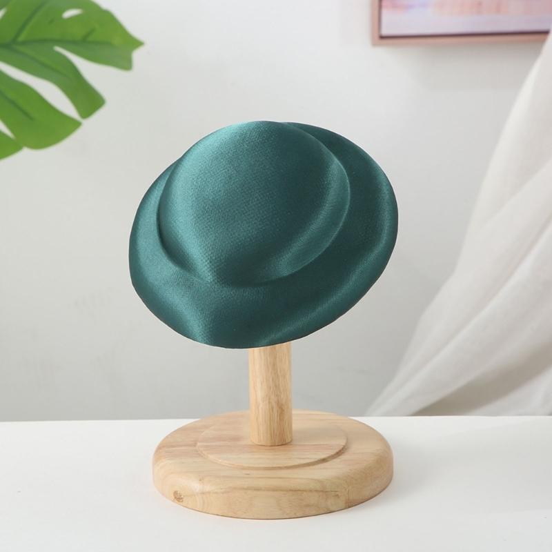 Pillbox Hat Solid Color Top Hat Millinery Fascinator Base Hat for Women Casual Wear Western Fedoras Hostesses Wear