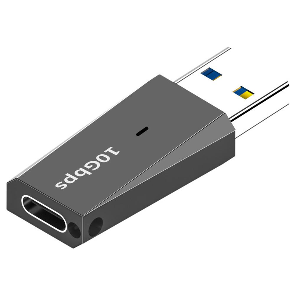 

ADS-613 Адаптер USB тато до Type-C мама 10 Гбіт/с Швидкий конвертер передачі даних Tarnish