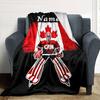 Hockey Quotes And Designs For Sports Enthusiasts Cozy Customize Your Name Soft Warm Cozy Versatile For Sofa Couch Office Bed Picnics For All Occasions