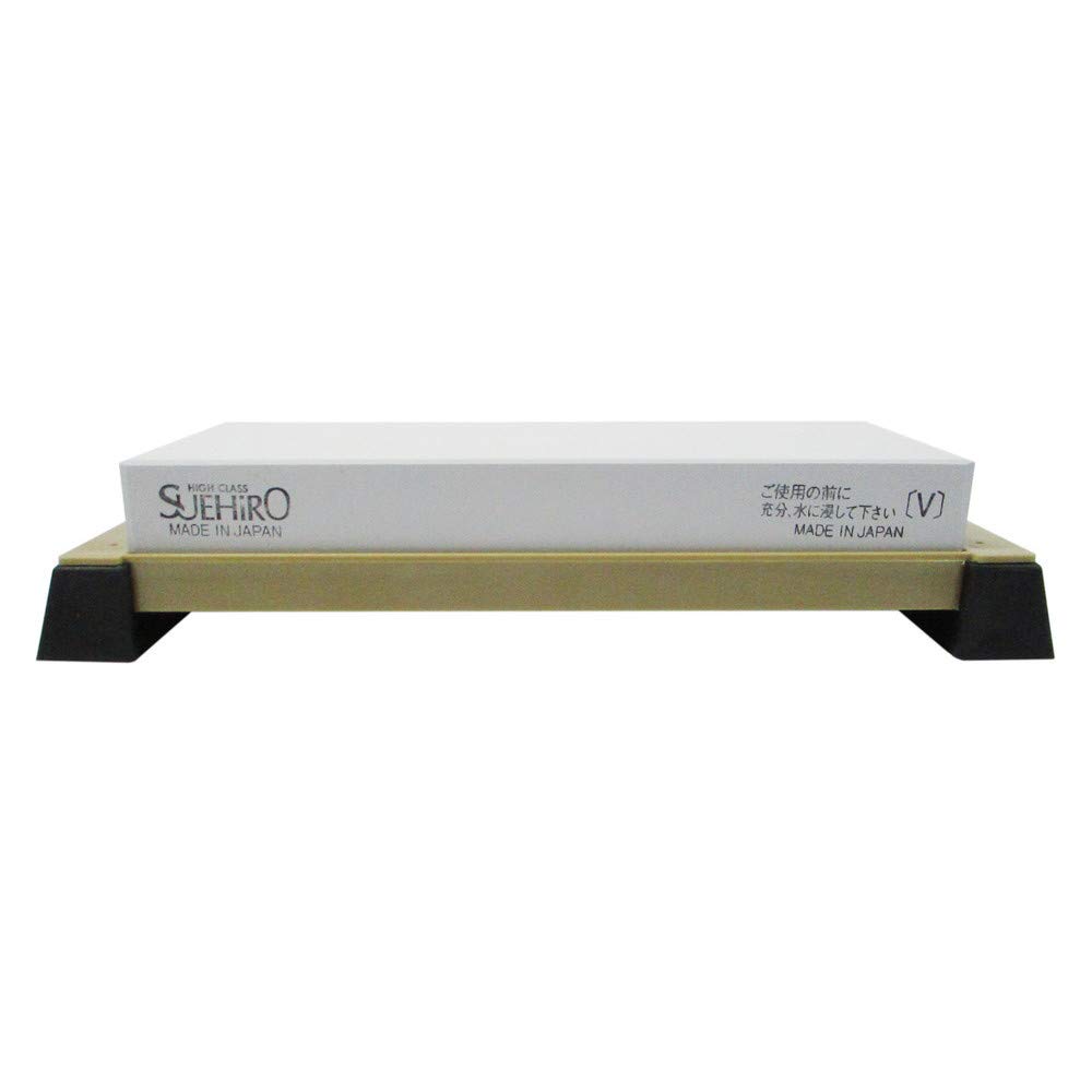 Suehiro SUEHIRO Finishing Whetstone with Stand, Steel, Dual-Use, WA#5000 No. 5000-AS