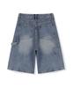 ULIFEZIP With Women Carpenter Bermuda Denim Pants 3 Colors [Ulzd_0023]