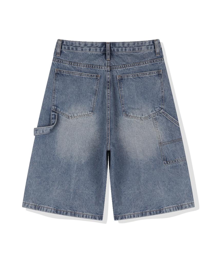 ULIFEZIP With Women Carpenter Bermuda Denim Pants 3 Colors [Ulzd_0023]