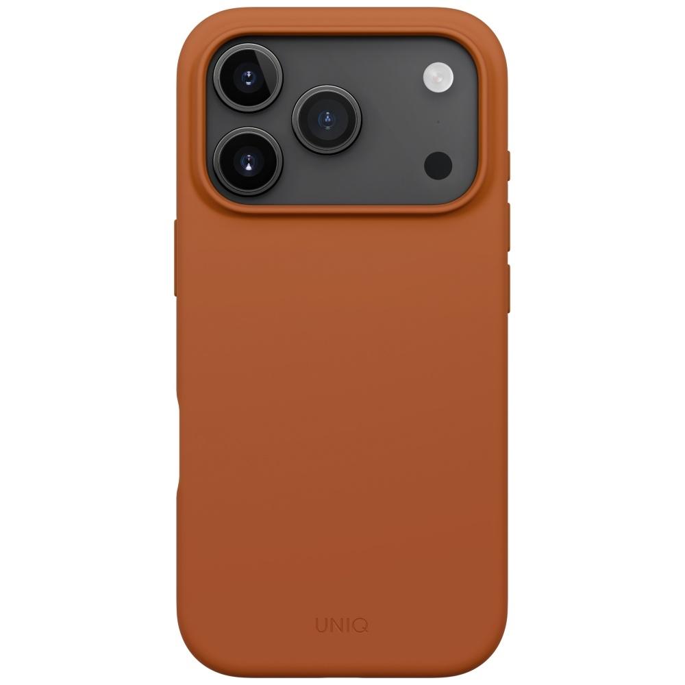 UNIQ Lino Case for iPhone 17 Pro Magclick Charging Orange
