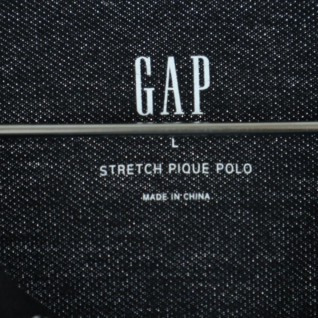 Beauty products GAP Wappen Short sleeve Polo shirt L black Men's Used