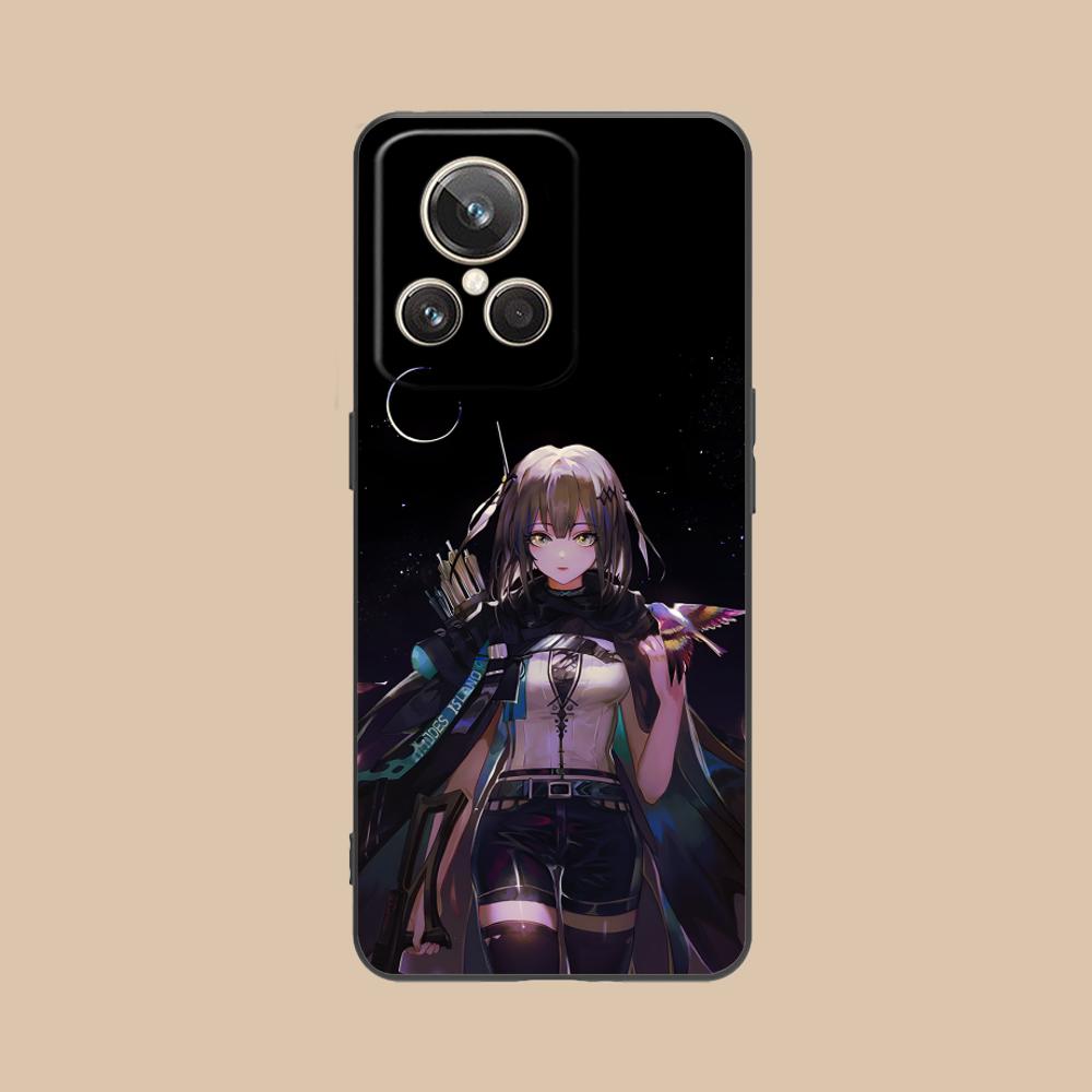 Arknights Greythroat Matte TPU Mobile Phone Case for Realme 15 14 13 12 11 10 9 Pro Plus T I Lite 5G Colorful Printing Cover