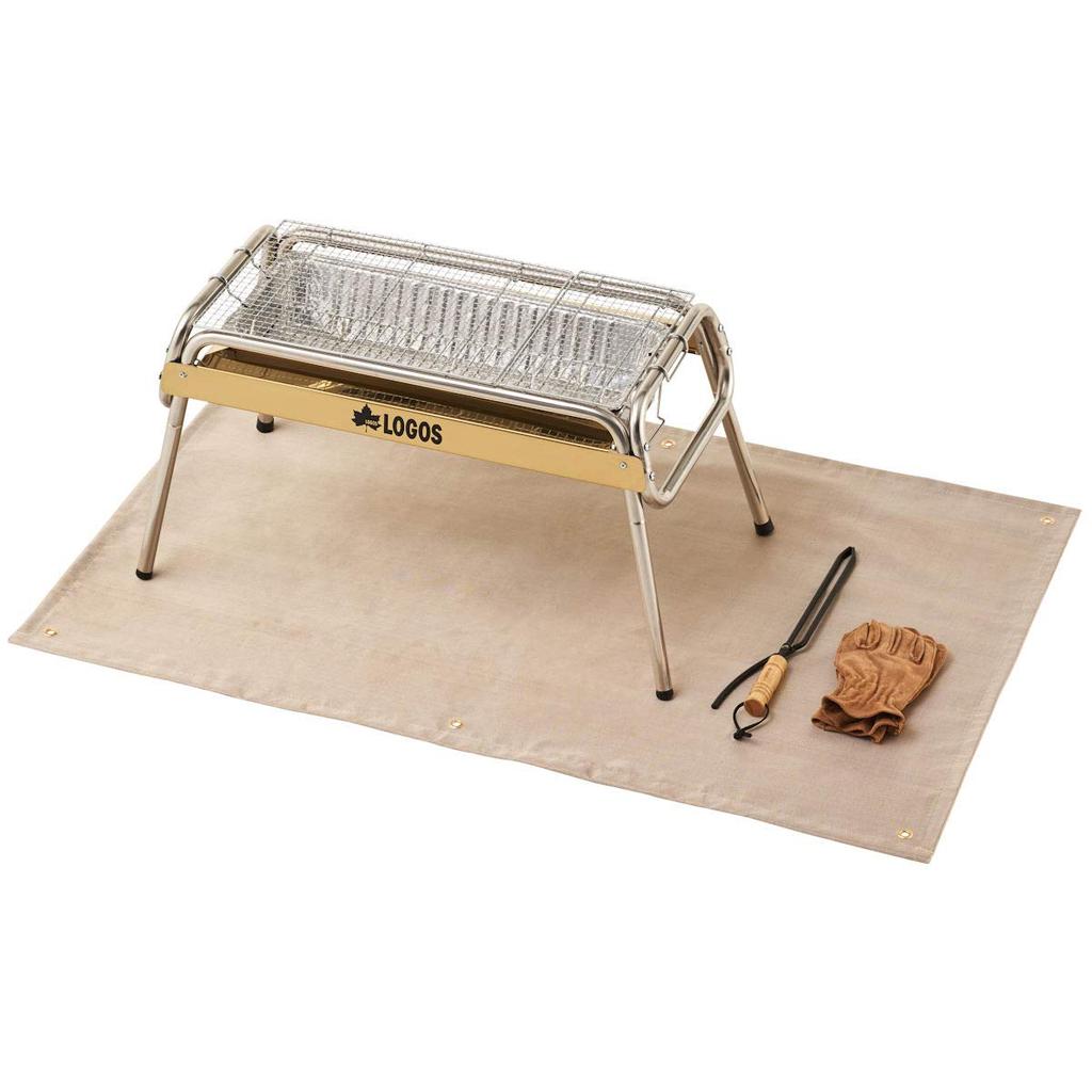 LOGOS Fire Pit with Fire-Resistant and Insulated Sheet (80 x 130 cm) 81064034